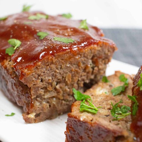 Blue Cheese and Caramelized Onion Meatloaf - Don't Touch My Knife